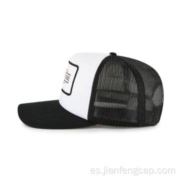 Parche LOGO Gorra de malla de camionero de poliéster de esponja personalizada